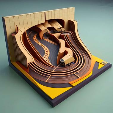 3D model TrackMania 2 Stadium game (STL)